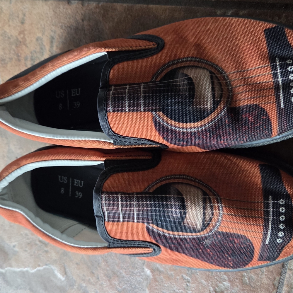 Men's Black and Brown Sneakers